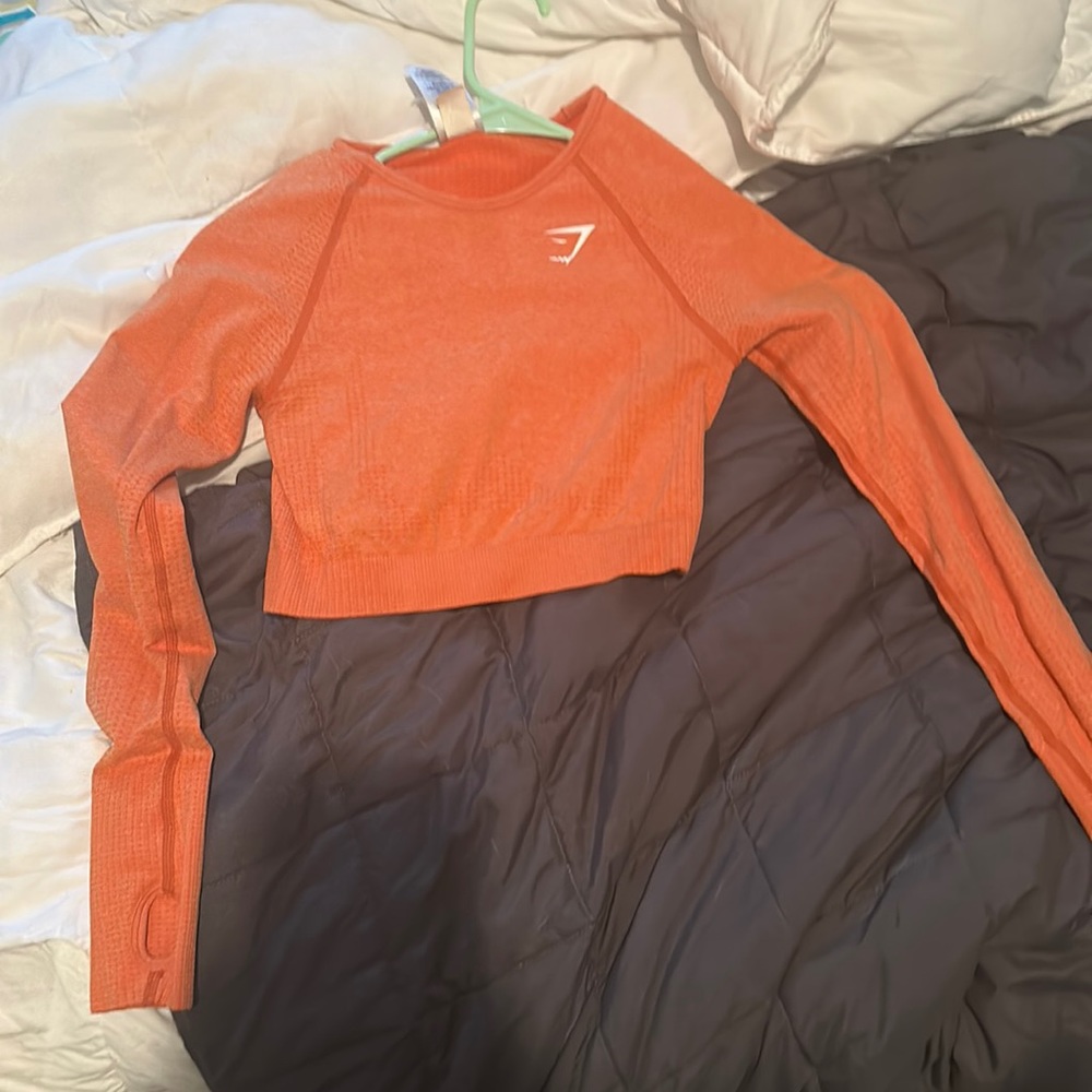 gymshark vital seamless crop long sleeve